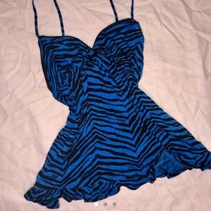y2k Victoria’s Secret zebra cami top